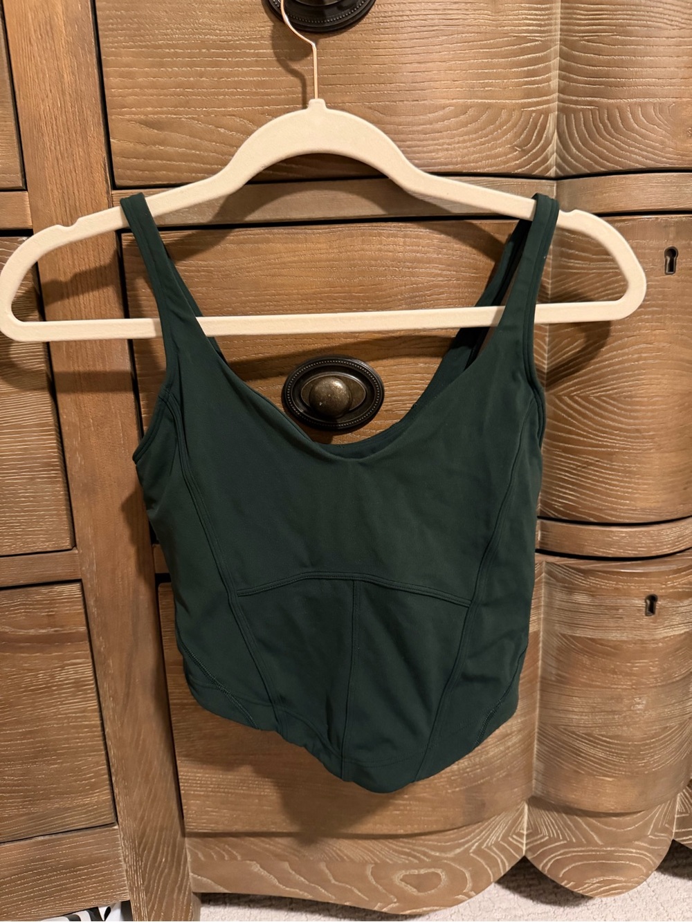 lululemon Legacy Green Align Corset Tank, Size 4